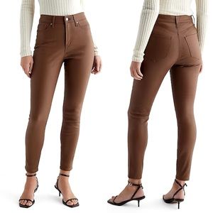 River Island Jeans High Rise Skinny Brown Sugar Wash  SZ 16 NEW!
